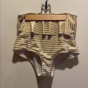 Kortni Jeane High-waisted swim bottom